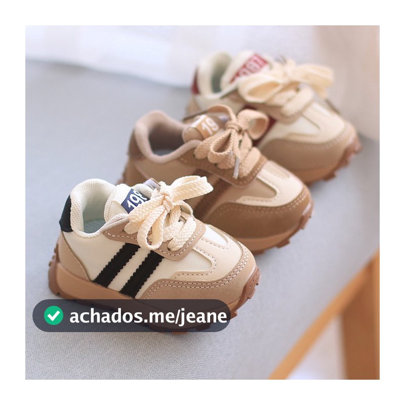 Tênis infantil 0-3 anos de  bebê Calçados infantis Menino Menina Sapatos casuais Leve e macio