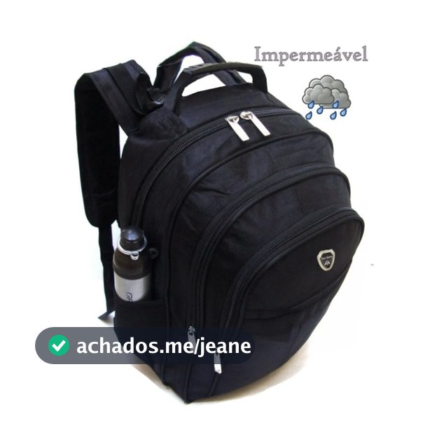 Mochila Masculina Feminina Escolar Bolsa Impermeável Oferta