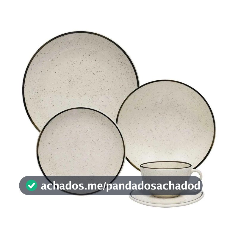 Aparelho De Jantar 20 Peças Unni Brisa Oxford