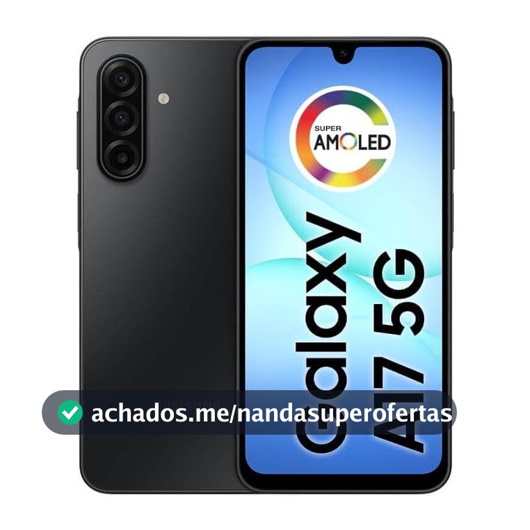 Celular Smartphone Samsung Galaxy A17 5G 128GB 4GB 50MP Tela 6.7" - Preto