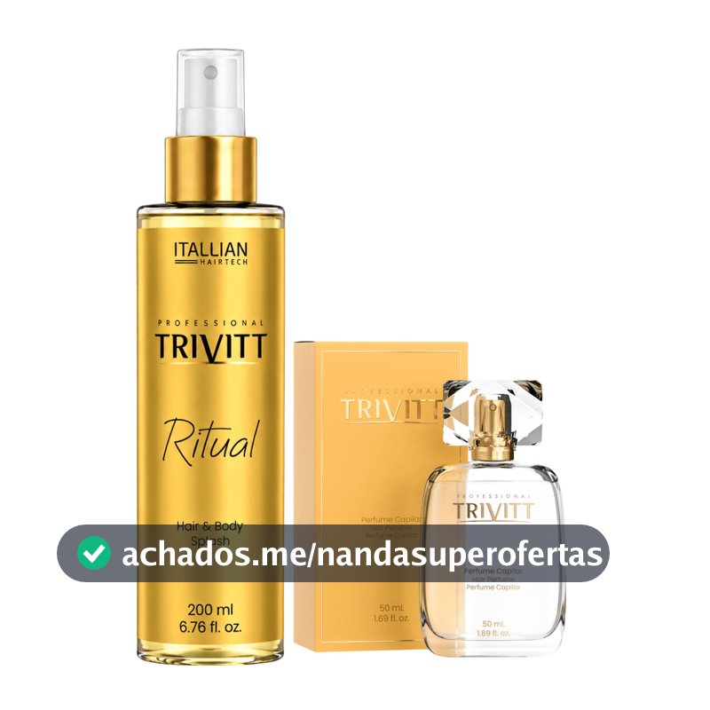 Kit Perfume Capilar Trivitt E Hair Body Splash Ritual