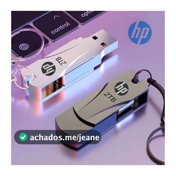 Pendrive HP USB 2.0 Metal 2TB Giratório De Alta Velocidade Para Smartphone/Notebook/PC Android
