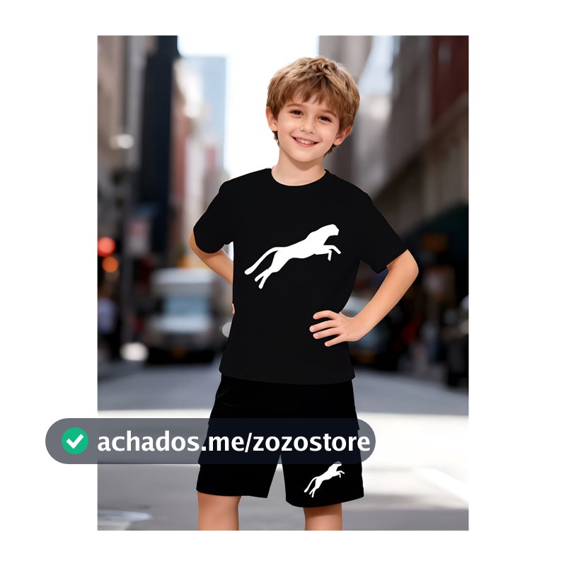 Moda na moda verão meninos meninas shorts de manga curta terno impresso camiseta shorts terno de duas peças CS173