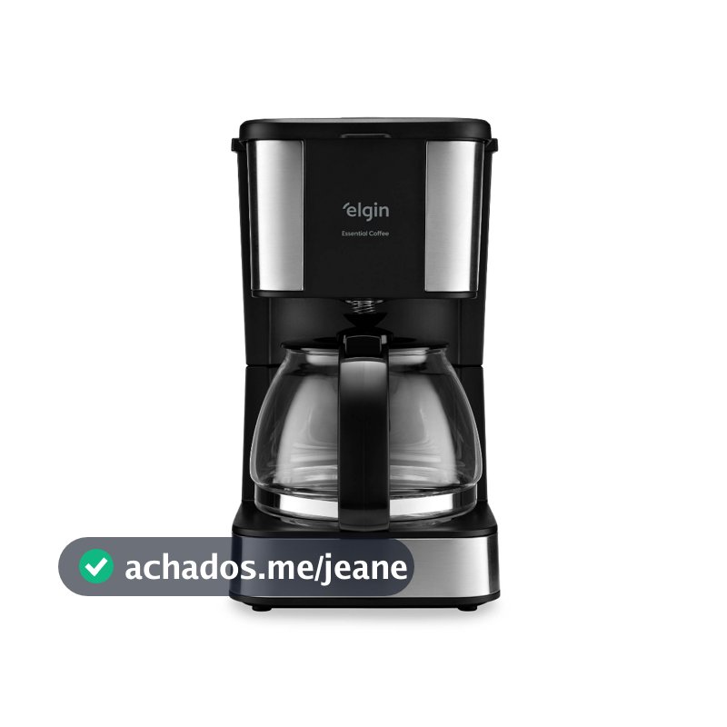 Cafeteira Elétrica Elgin Essential 19 Xícaras 600w Jarra De Vidro