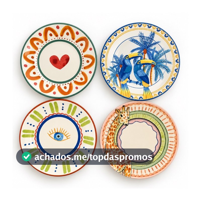 LANÇAMENTO - PRATO DECORATIVO DE PAREDE Ø 20CM