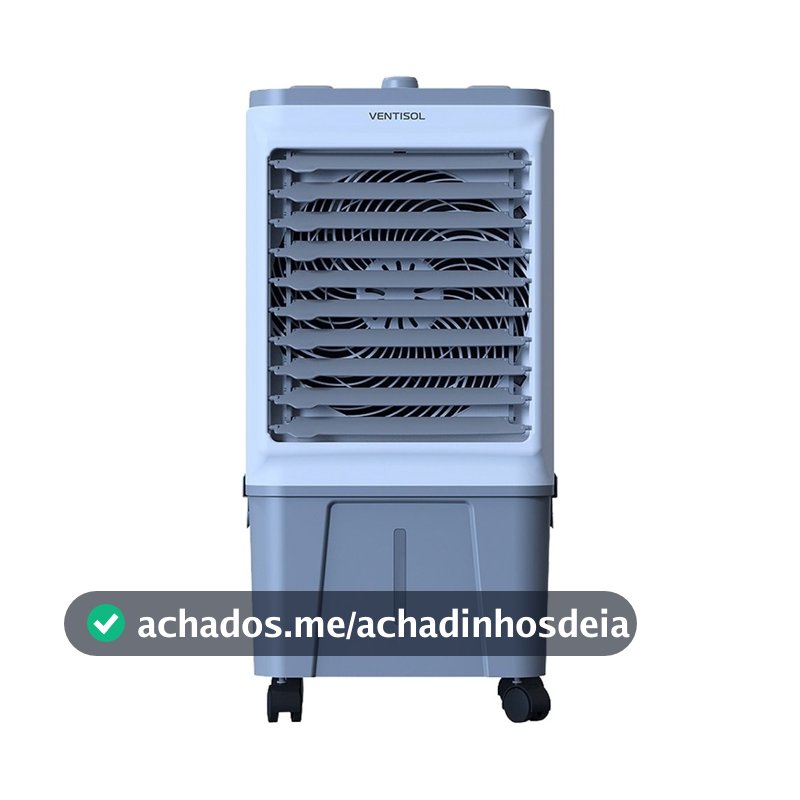 Climatizador de Ar Ventisol CLIN16-01, 16 Litros, 130W, Branco/Cinza