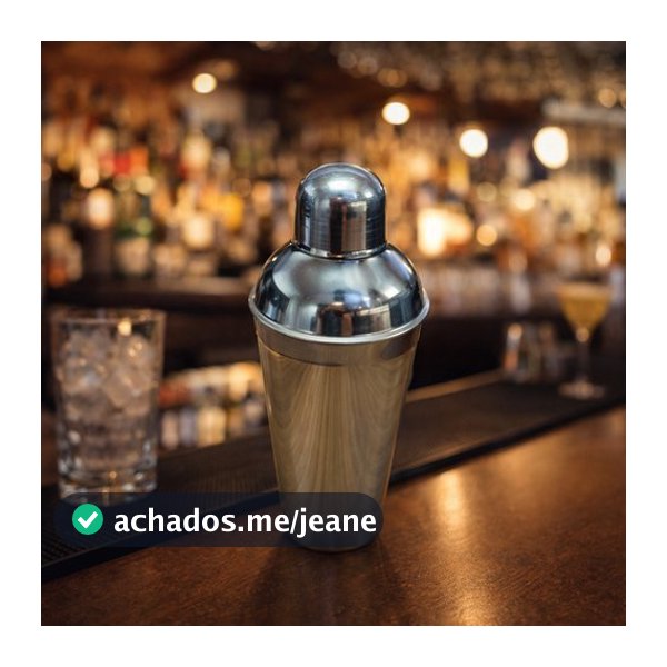 Coqueteleira Inox 500 ml Preparo Drinks Bebidas Coquetéis Bar Bartender Uso Doméstico Achadinhos