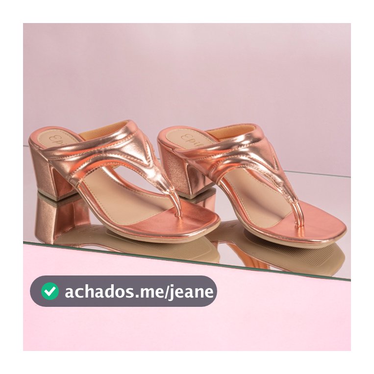 Sandália Tamanco Feminino Salto Bloco Asa Delta Confortável de Dedo Comfort Casual Dia a Dia