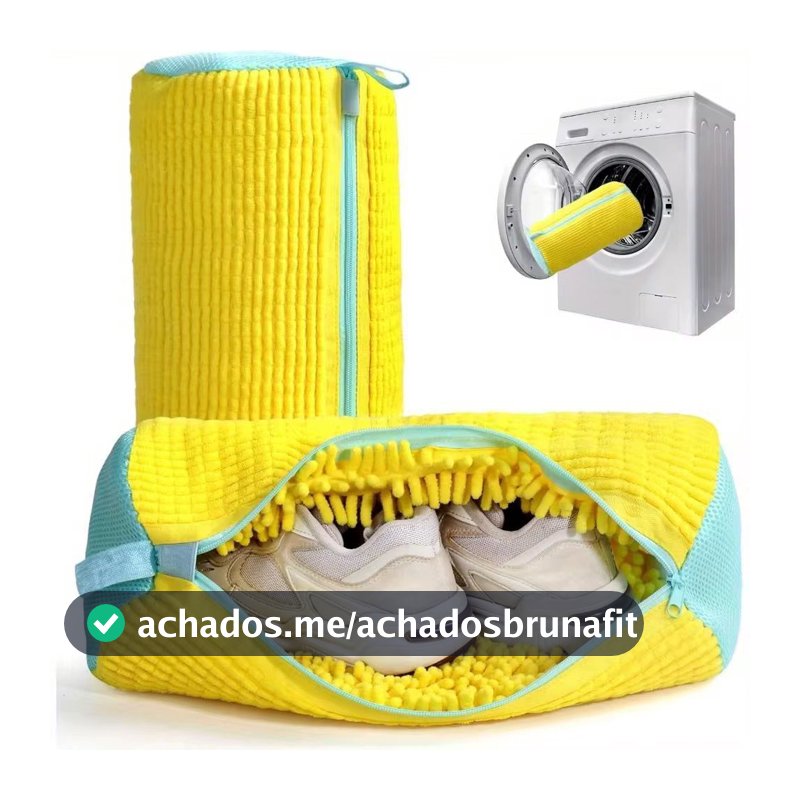 Bolsa para Lavar Sapato Tênis na Máquina de Lavar Prático