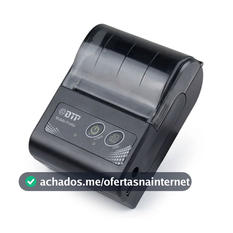 Mini Impressora Termica Bluetooth 58Mm Android Ios Windows