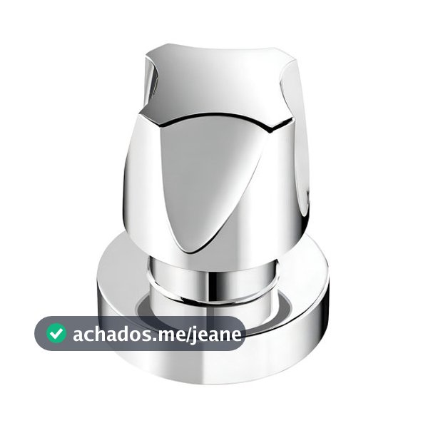 Acabamento Fabrimar Digital Line Para Registro 1/2 E 3/4 Acabamento Cromado Cor Prateado