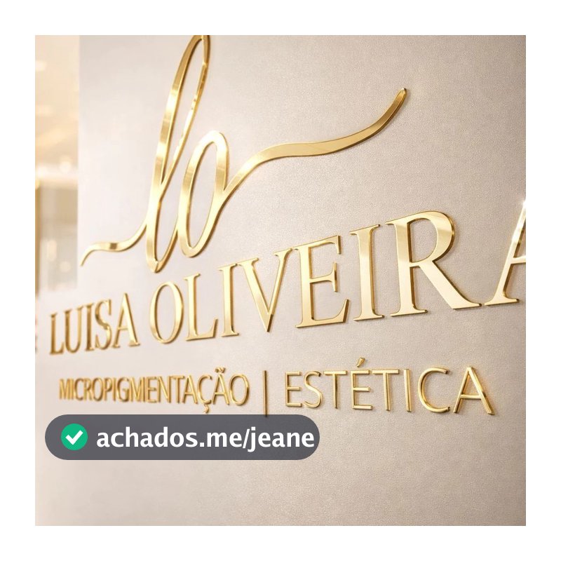 Logotipo Em Acrílico 2mm Para Fachada Letreiro Elegante Logo Para O Seu Negócio