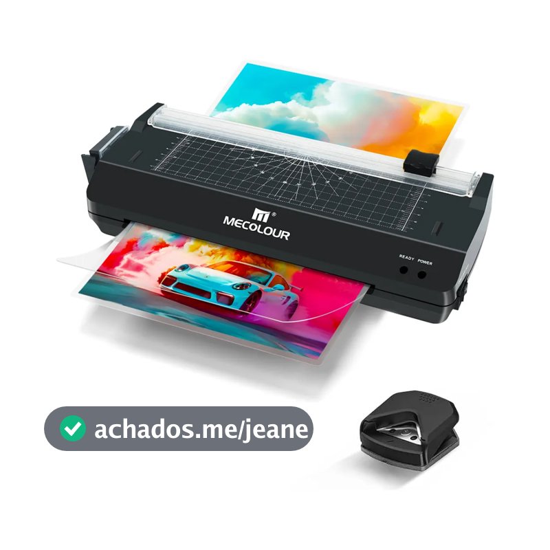 110/220V Plastificadora Nova Laminadora Refiladora A4 A5 A6 3x1 Quente Frio Mecolour