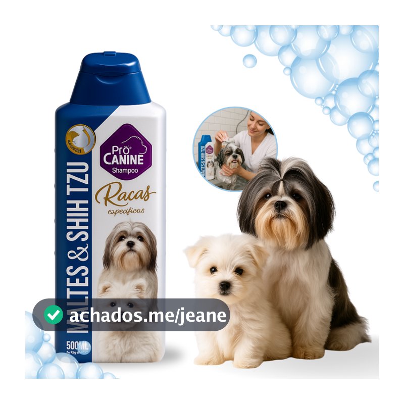 Shampoo para Cachorro Raças Maltes e Shih-Tzu PróCanine 500ml