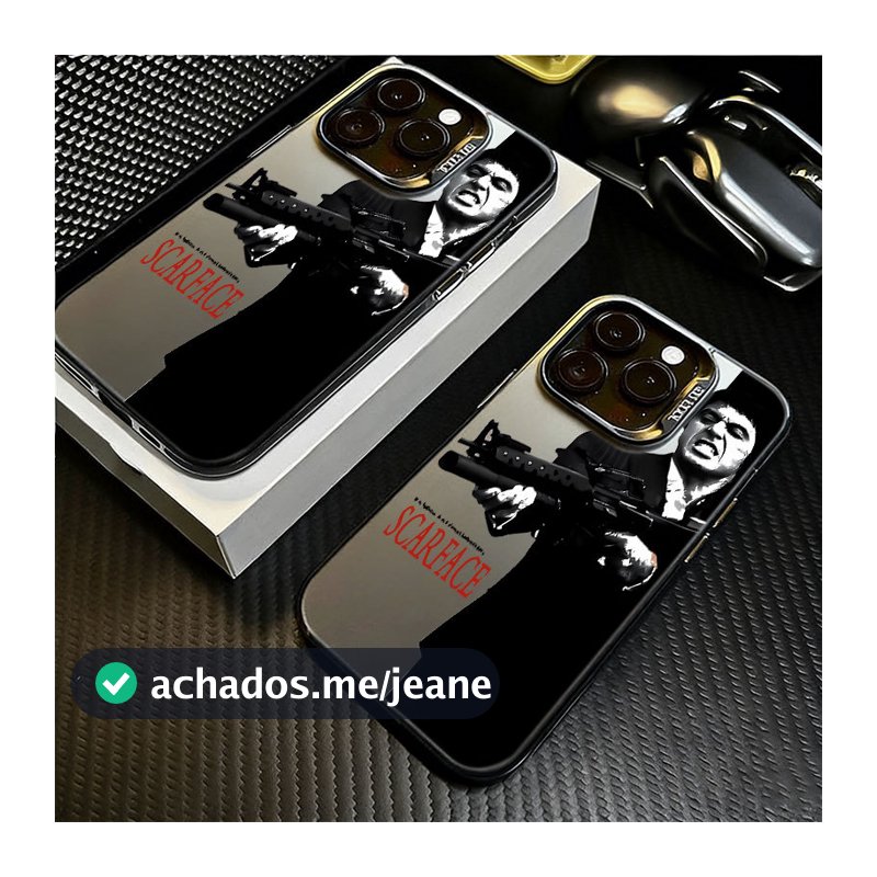 Scarface Capinha Na Moda Legal Soldado Para IPhone 17 13 12 11 Normal X XR XS 8 7 15 14 16 PRO MAX PLUS Ar Silicone Capa