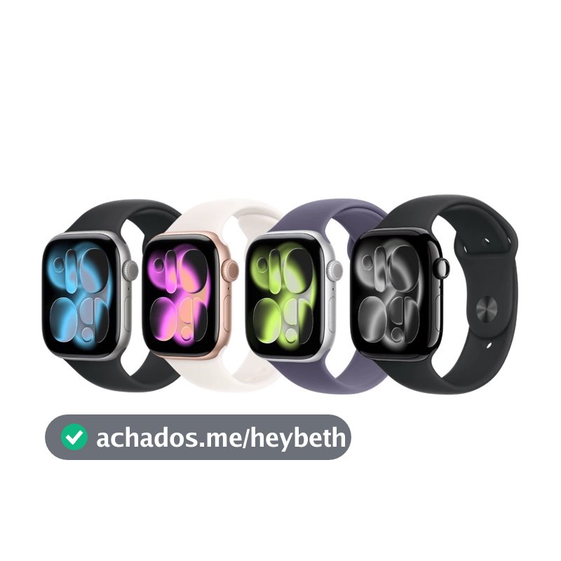 Relógio Apple Watch Series 11 GPS 42mm 46mm S11 Lançamento Envio Imediato com Nota Fiscal