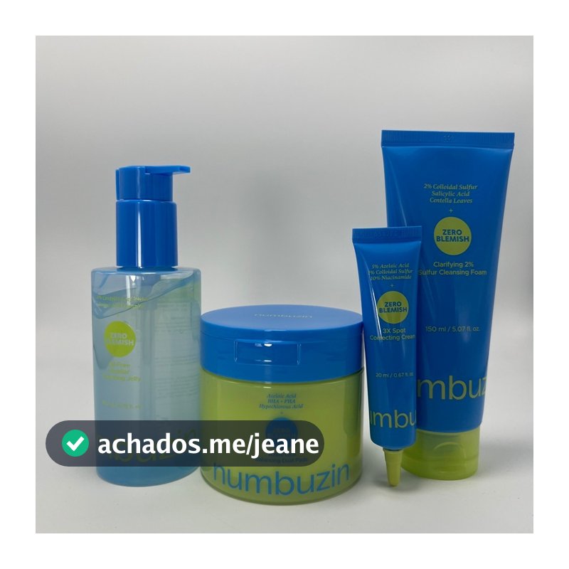 [numbuzin] Almofadas Zero Blemish/Espuma De Limpeza/Geléia Creme