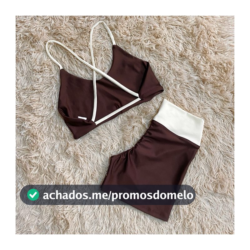 conjunto de short empina bumbum feminino top costas cruzadas fitness academia
