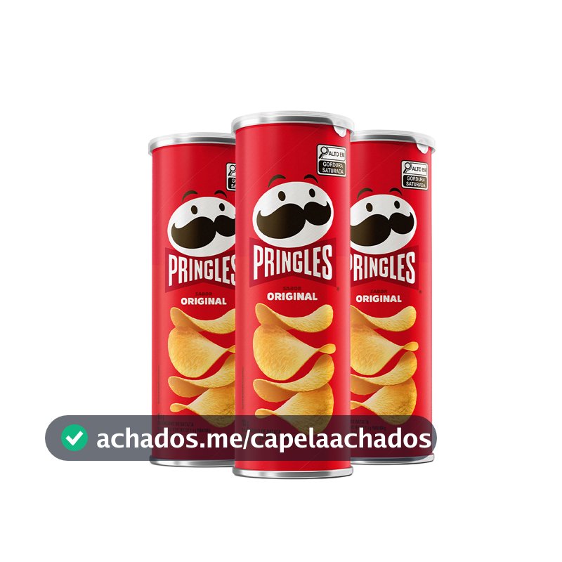 Combo Batata Pringles Original 3 Unidades