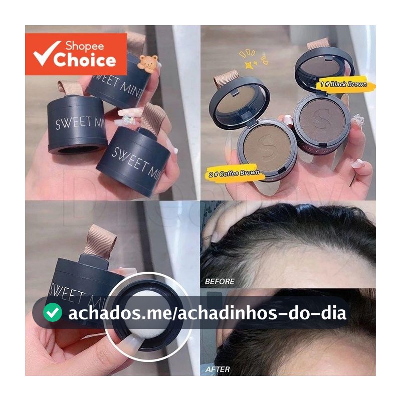 Enchimento Do Corretivo Couro Cabeludo Pó Contorno Da Linha Fina-À Prova D'água , De Suor , Acessível , Amigável Ao Orça