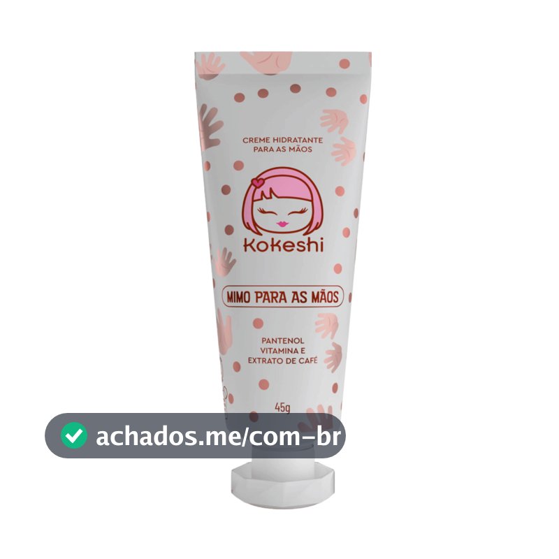 Creme Hidratante para as Mãos e Cutículas Kokeshi Maciez e Hidratação 45g