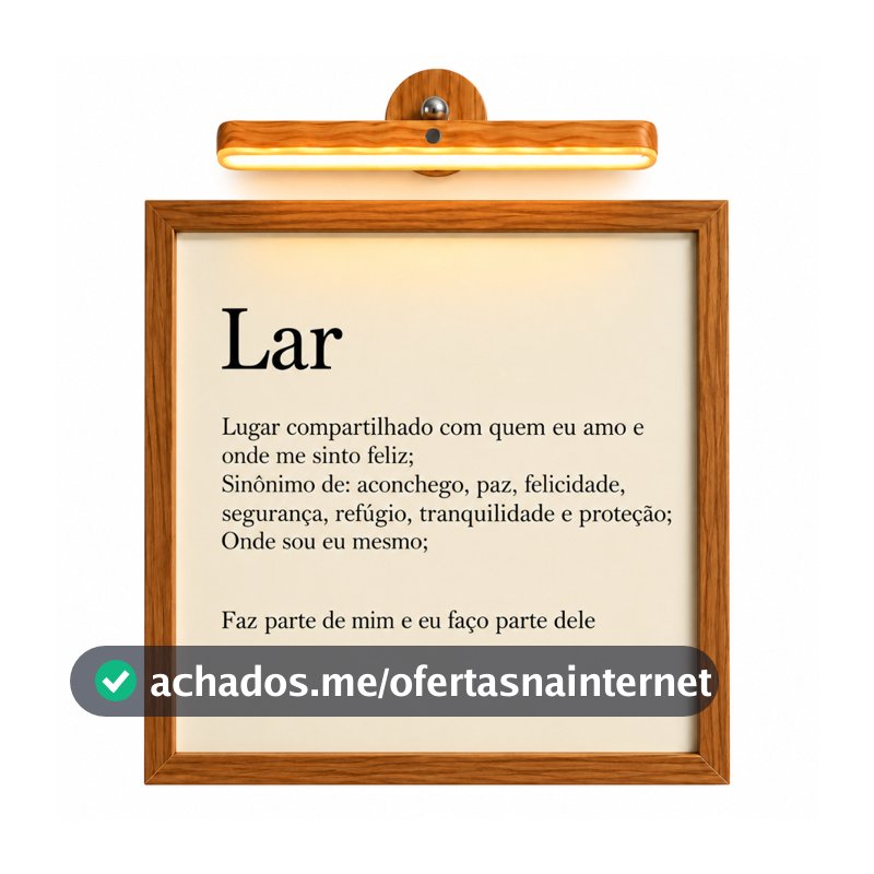 Quadro decorativo cobre caixa de luz com moldura Resinado 43x43 LAR lugar compartilhado sala/quarto/cozinha/decoração