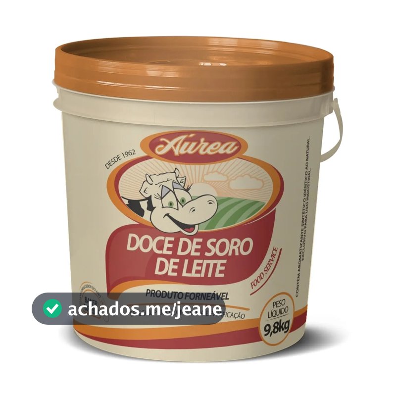 Doce de Leite Soro Tradicional 9,8kg Aurea