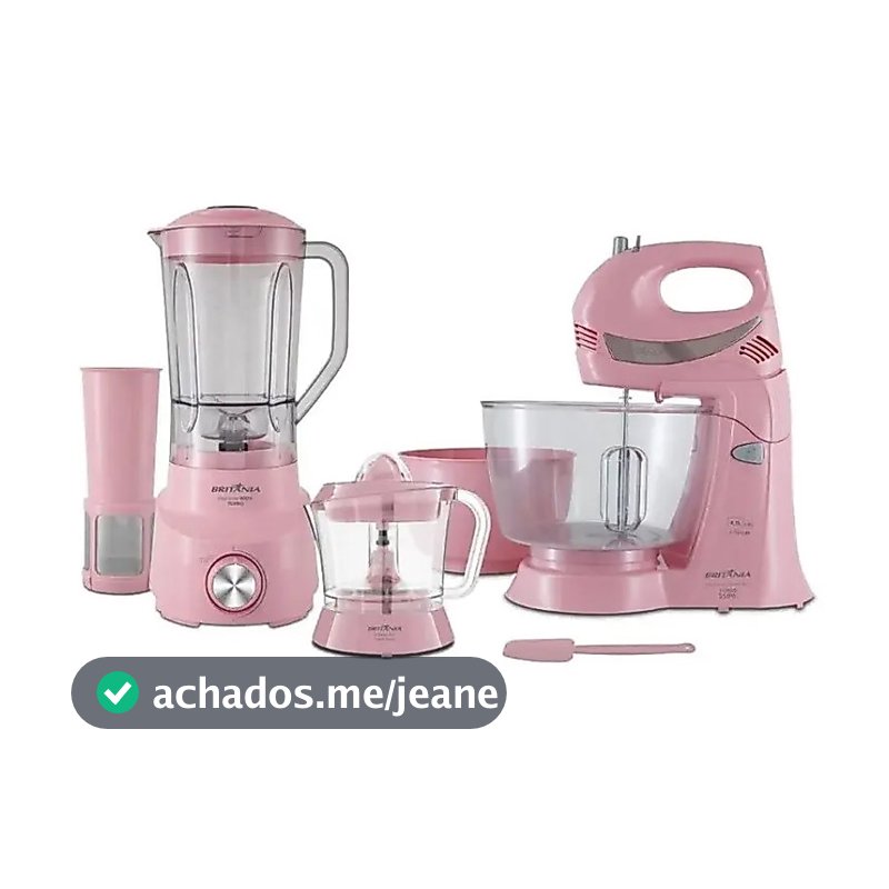 Kit Britânia Cozinha 3 em 1 liquidificador + batedeira + espremedor - 110v