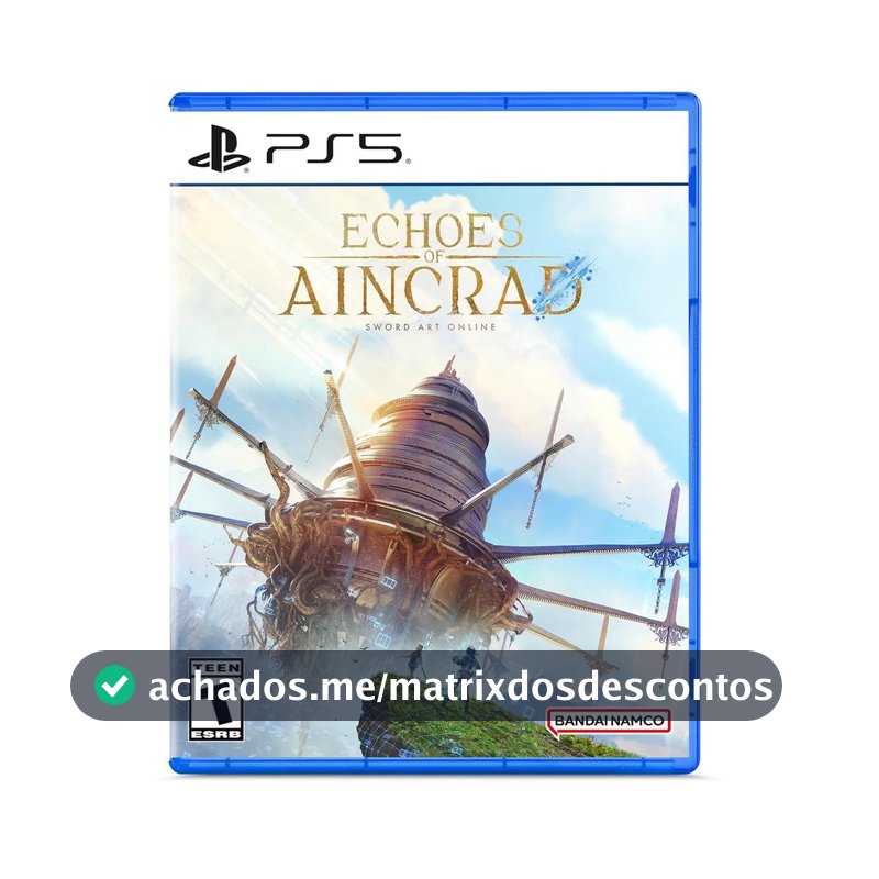Sword Art Online Echoes Of Aincrad PS5 Midia Fisica