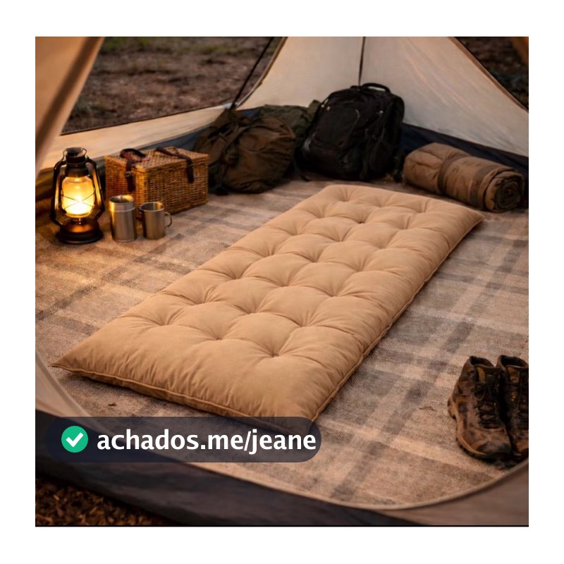 Colchonete Futon 1,70x0,60m  Espreguiçadeira Almofada Grande Confortável Multiuso