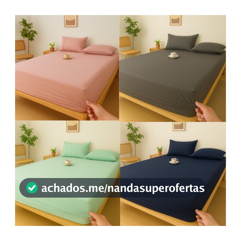 Jogo de Lençol 400 Fios 03 Peças Micropercal Cama Queen Casal Padrão Solteiro King Ponto Palito Super Macio