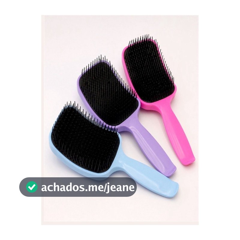Escova raquete flex para desembaraçar cabelos com alta qualidade