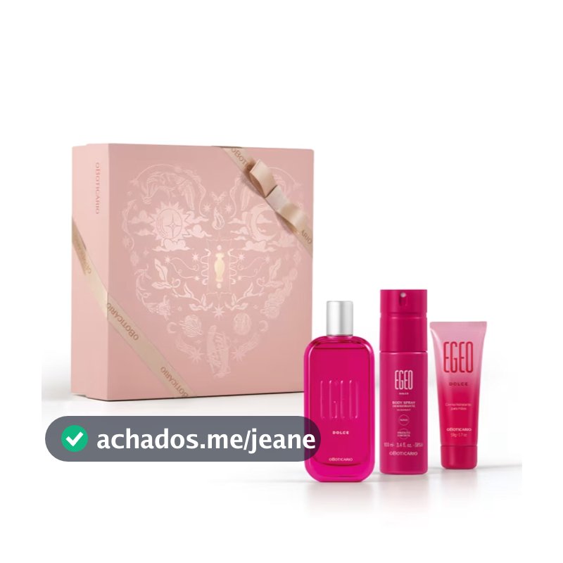 Kit Presente Dia Dos Namorados Egeo Dolce (3 itens) o Boticário 2026