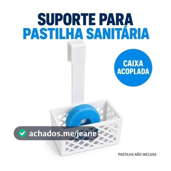 Suporte Dispenser regulavel bloco tablete pedra vaso Sanitário Caixa Acoplada Pastilha evita vazamentos