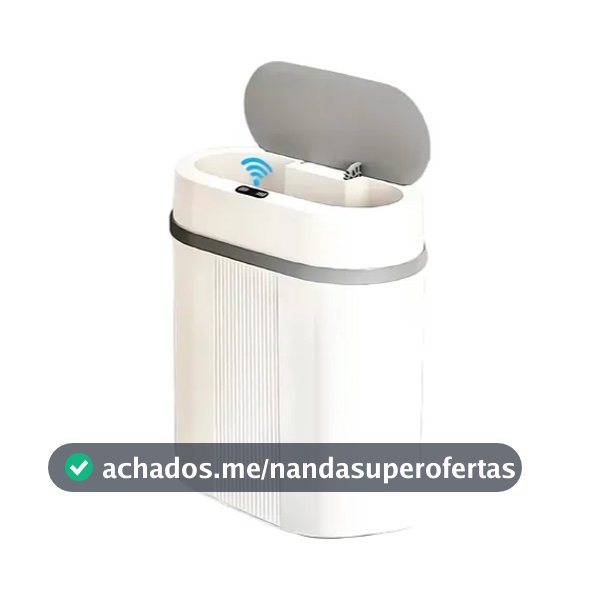 Lixeira Inteligente Sensor Automática 12 Litros Anti Odor LuvinCo