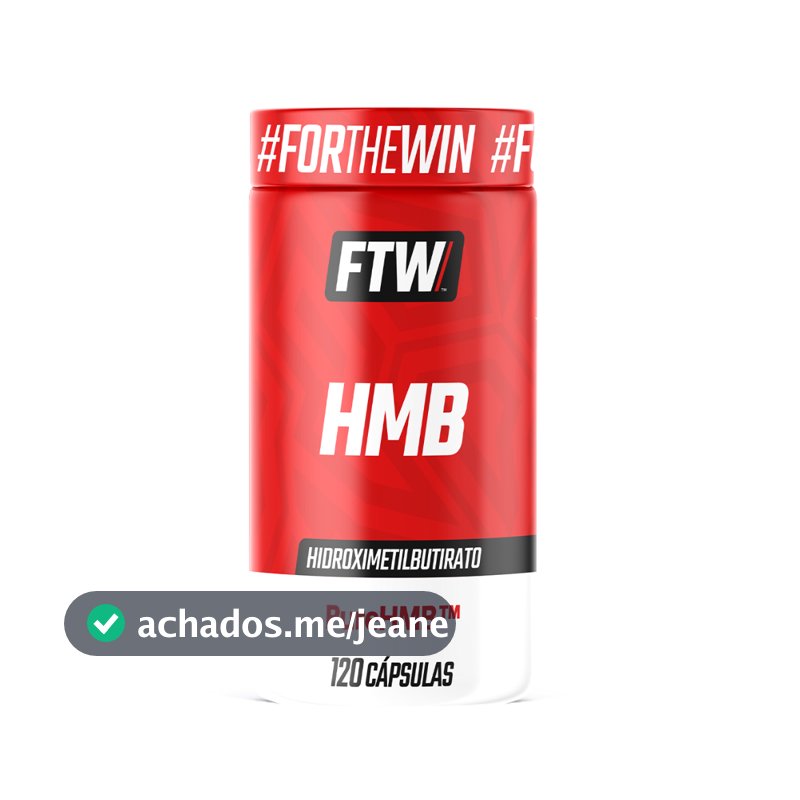 HMB Hidroximetilbutirato Pote 500mg 120caps - FTW