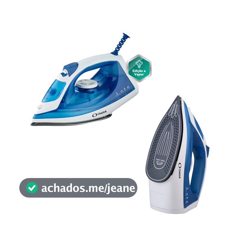 Ferro de Passar a Vapor Alta Temperatura, Reservatório 280ml 127V/220V