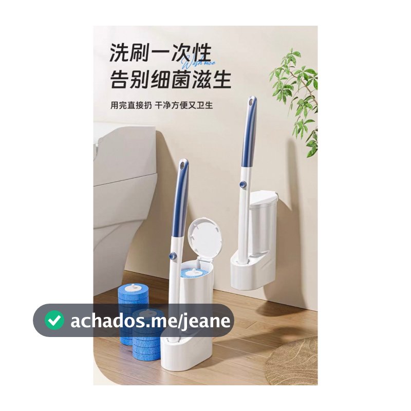 Escova descartável Para Vaso sanitário e Parede Banheiro