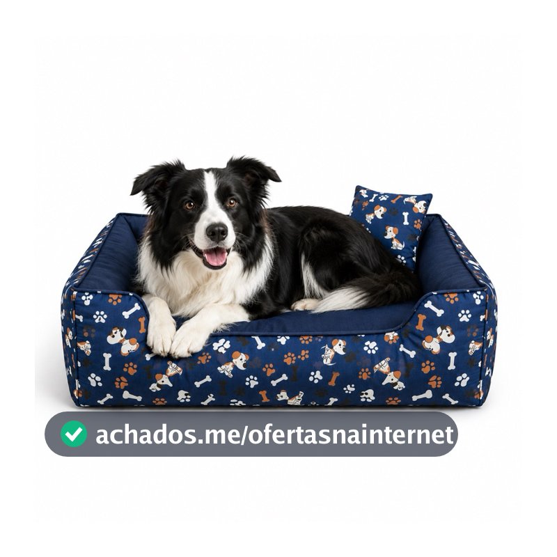 Caminha Pet - Casinha de Cachorro Cama Pet Luxo Colchão Pet Cão Gato P M G