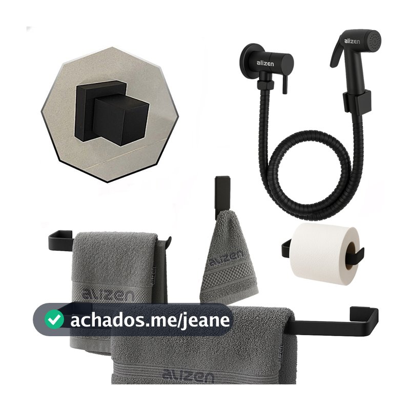 Kit Banheiro Lavabo Kit Acessórios Banheiro Ducha Higiênica Acabamento Registro Chuveiro Base Deca