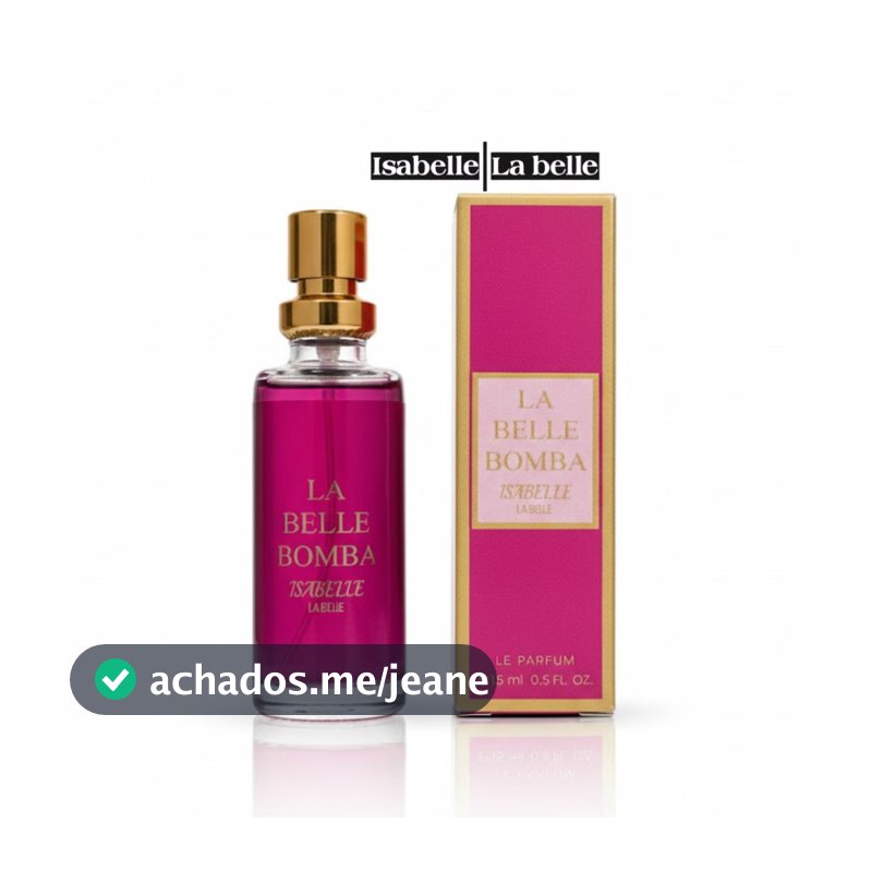 Perfume Miniatura La Belle Bomba 15mL marca Isabelle La Belle Feminino De Bolso/Bolsa Alta Fixação