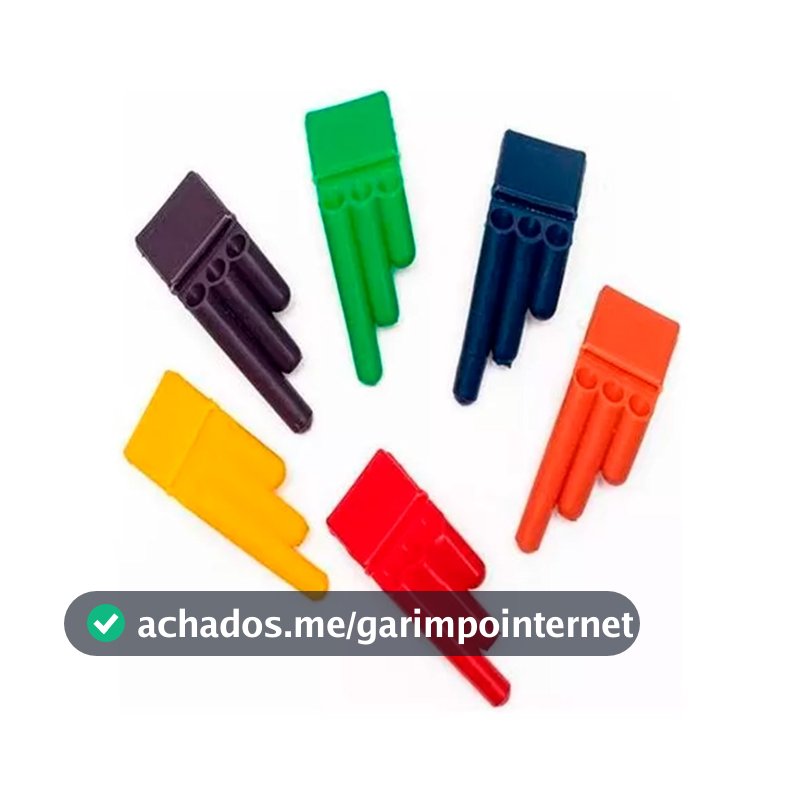 Kit 100 Apito 3 Furos Brinquedo Infantil Mini Lembrancinha Sacolinha Surpresa Atacado Revenda Prenda