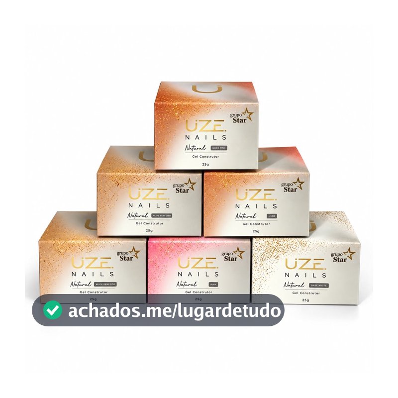 Gel Para Alongamento de Unha UZE Nails 25g Construtor de Unha