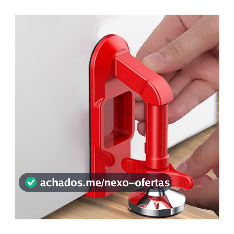 【Không có báo động】Rolha De Porta De Alarme Sonoro Portátil De 80 Decibéis , Fechadura Alimentada Por Bateria Para Segur