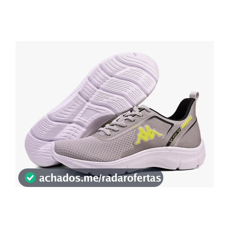 Kappa Run 200 Tenis Feminino Masculino  Original Confortável Corrida Caminhada Treino Academia