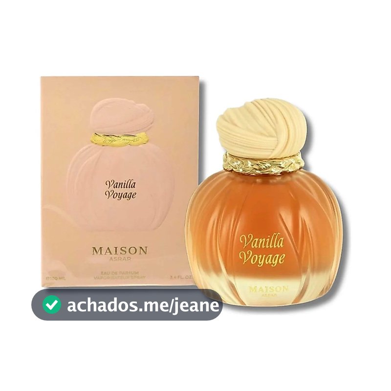 Perfume Vanilla Voyage Maison Asrar Eau de Parfum EDP Unissex 100ml Original