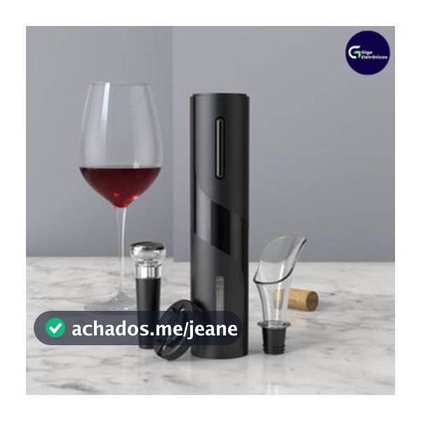 Abridor De Vinho Elétrico Saca Rolha Automático A Pilha Presente Sofisticado Casa