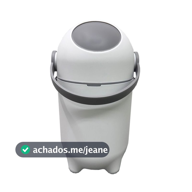 Lixeira Anti-Odor para Fraldas 10L Gato Panda | Vedação Total, Design Fofo e Compacto