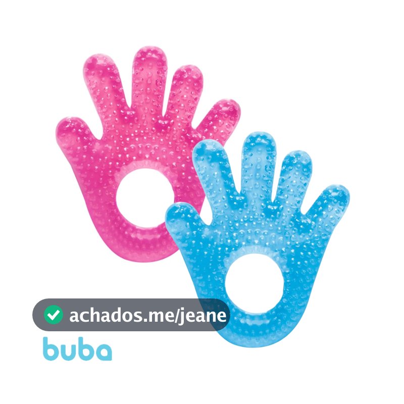 BUBA Mordedor Com Agua Maozinha Colorido