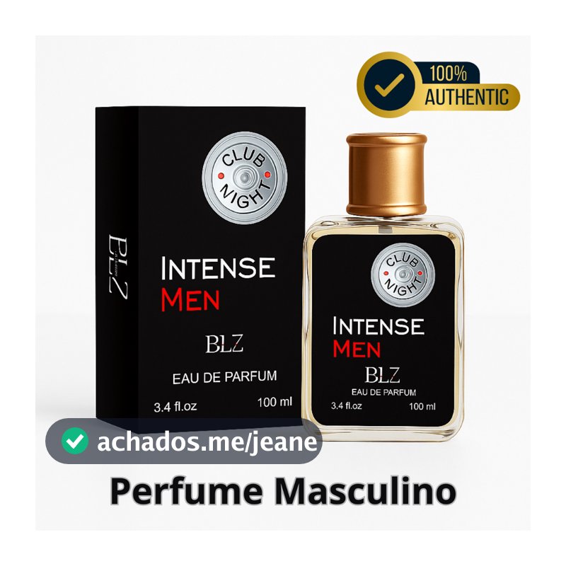 Perfume Árabe Masculino Intense Men Eau de Parfum 100ml